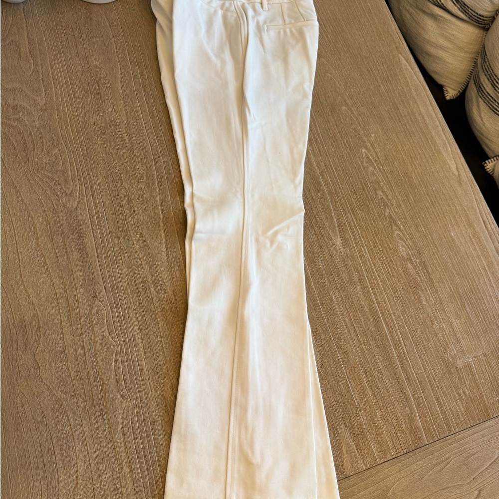 White House Black Market Cream Trousers